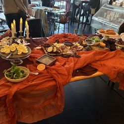The Rose Room - Special event snacking table