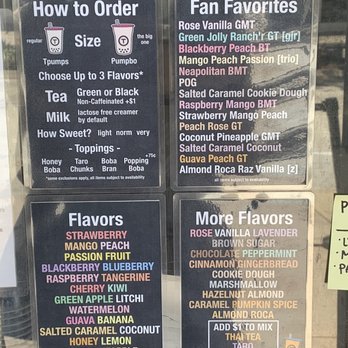 Tpumps - Pasadena - Menu - Bubble Tea Near Me - Pasadena, California