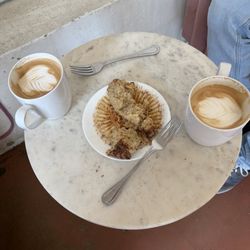 Opera House Coffee - Coffee and apple muffin