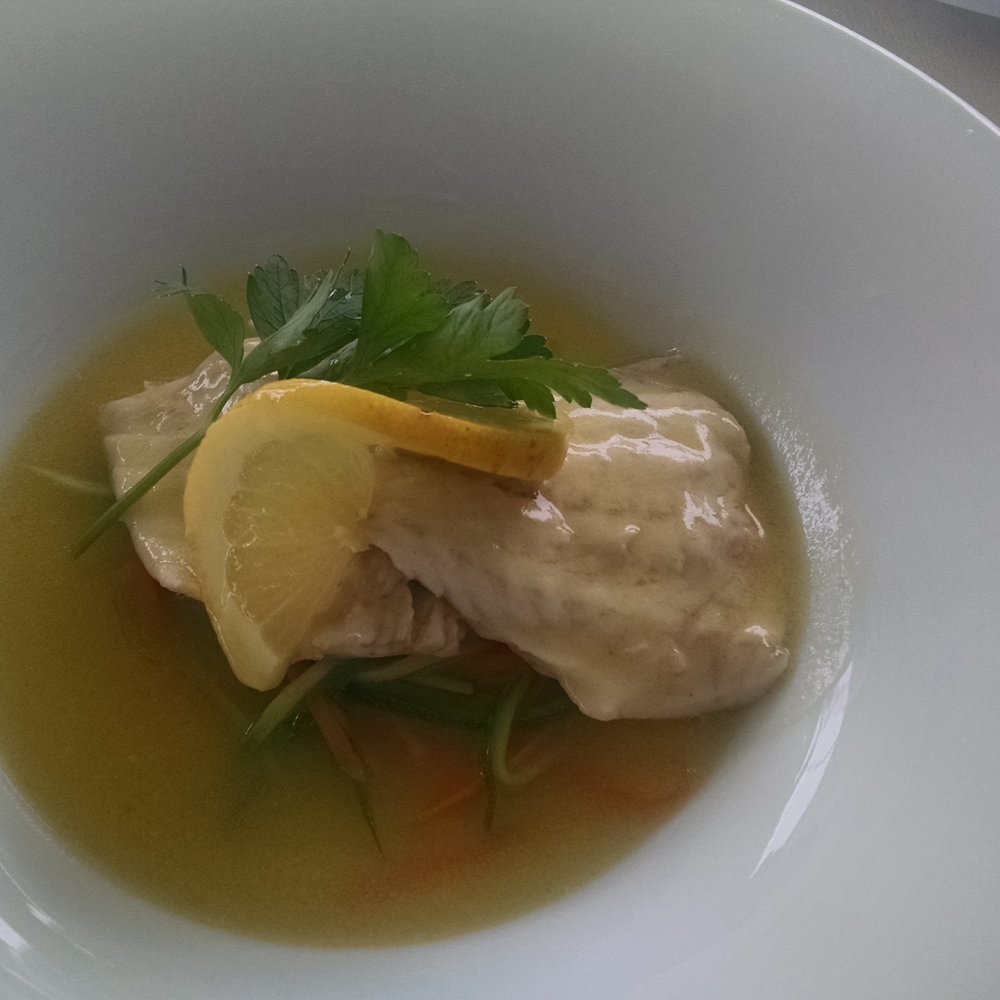 Lido Azzurro - Sea Bass, "limon" preparation. - Italian Near Me - Amalfi, SA Lido Azzurro - Sea Bass, "limon" preparation. - Italian Near Me - Amalfi, SA