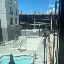 Empty pool when I was told it is open. Empty pool when I was told it is open.