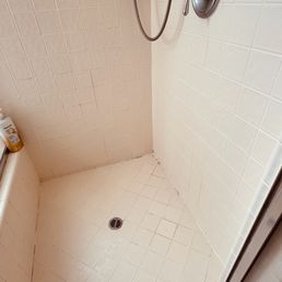 Before re-grouting. :(