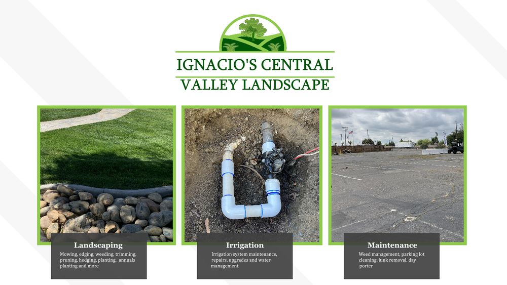 IGNACIO’S CENTRAL VALLEY LANDSCAPE Updated September 2024 Request a