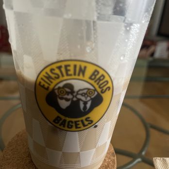 Einstein Bros. Bagels - Iced Cold Brew Was delicious - Bagels Near Me - Pasadena, California