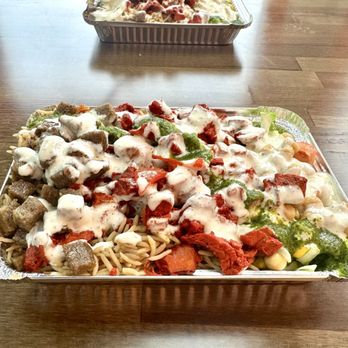 District Chicken & Gyro - Combo (chicken and gyro) platter - Halal Near Me - Richmond, Virginia District Chicken & Gyro - Combo (chicken and gyro) platter - Halal Near Me - Richmond, Virginia