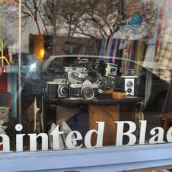 painted black