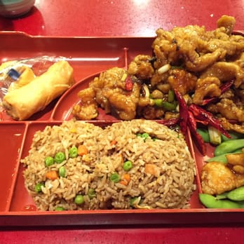 Noodle Exchange - Orange chicken. The portions are huge! - Chinese Near Me - Las Vegas, Nevada