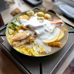 Milk Cream Curry Hot Soup