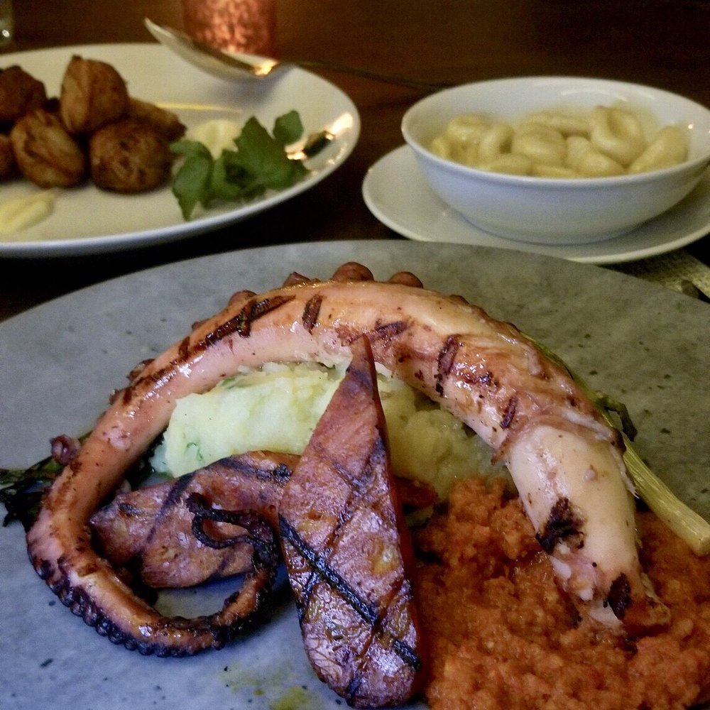 The Hill - Octopus and Chorizo @thefoodcouplenj - Cocktail Bars Near Me - Closter, New Jersey