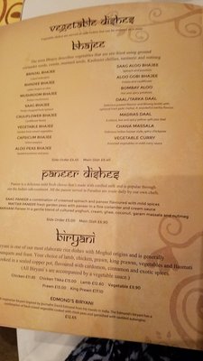Menu photo 5 Paradise Hampstead London, XGL Menu photo 5 Paradise Hampstead London, XGL
