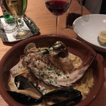 La Bicyclette - Linguine pescatore - French Near Me - Carmel, California