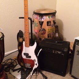 SX bass and Starcaster amp