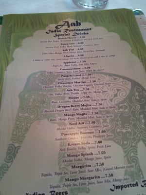 Menu photo 5 Aab India Restaurant Columbus, OH Menu photo 5 Aab India Restaurant Columbus, OH