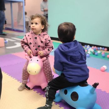 Laugh n Play - Bouncing around in the soft play space - Indoor Playcenter Near Me - Brooklyn, New York