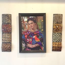 Frida Kahlo art on wall Frida Kahlo art on wall