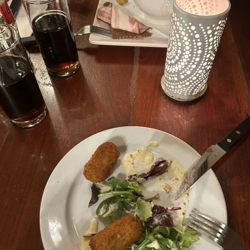 The Pantry - cheese croquettes and pea soup - Modern European Near Me - Amsterdam, New Hampshire The Pantry - cheese croquettes and pea soup - Modern European Near Me - Amsterdam, New Hampshire