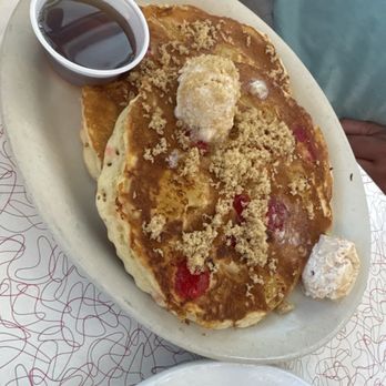 Great Scotts Eatery - Pineapple upside down pancake - American Near Me - Broomfield, Colorado Great Scotts Eatery - Pineapple upside down pancake - American Near Me - Broomfield, Colorado