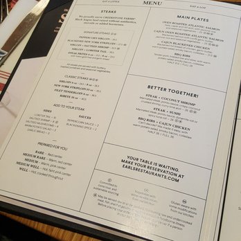 Earls Kitchen + Bar - Menu offerings - New American Near Me - Orlando, Florida