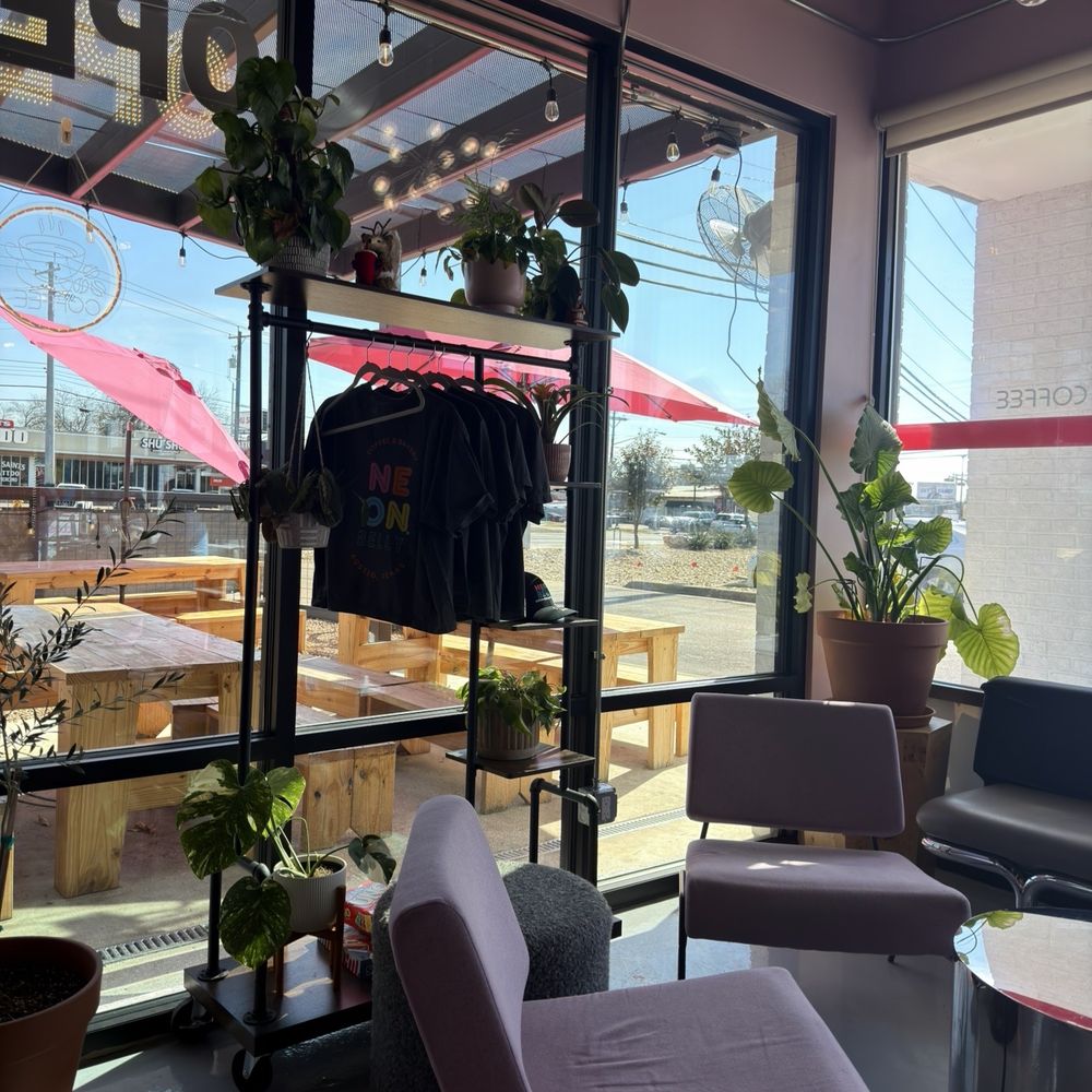 Neon Belly Coffee & Bakery - Small seating area - Coffee & Tea Near Me - Austin, Texas Neon Belly Coffee & Bakery - Small seating area - Coffee & Tea Near Me - Austin, Texas