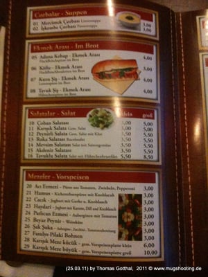 Menu photo 2 Akdeniz Ocakbaşı Restaurant Berlin, BE