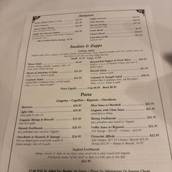 Rocco's Little Italy - Menu