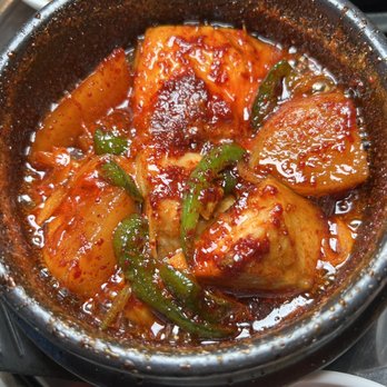 Lee's Korean BBQ - Braised Mackerel (godeungeojorim) 고등어조림 - Korean Near Me - Las Vegas, Nevada