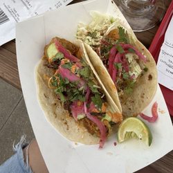 Baja Fish Taco & Texas Brisket Taco