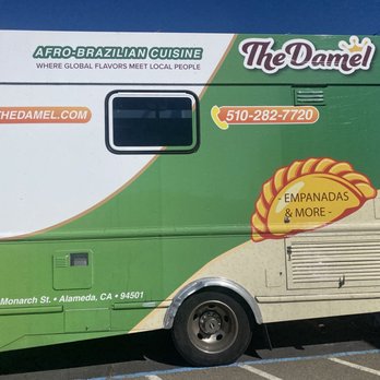 The Damel - a green and white food truck - Food Trucks Near Me - Alameda, California