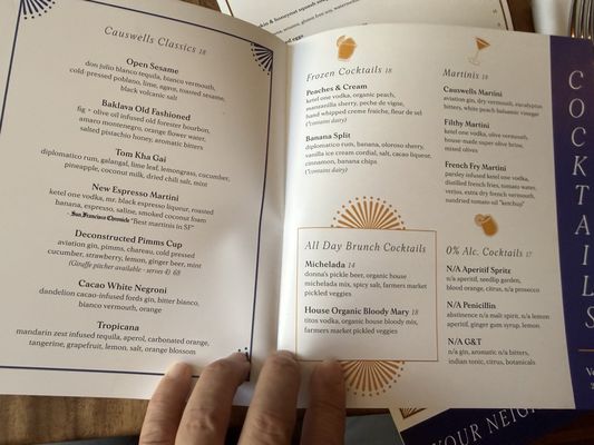 Menu photo 2 Causwells San Francisco, CA Menu photo 2 Causwells San Francisco, CA