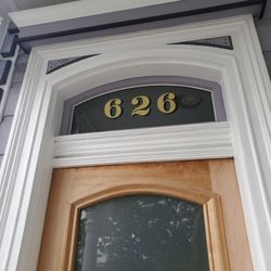 Mystic Blue Signs - Mystic Blue Signs - Transom numbers