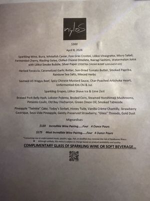 Menu photo 2 nyloS Paia, HI Menu photo 2 nyloS Paia, HI