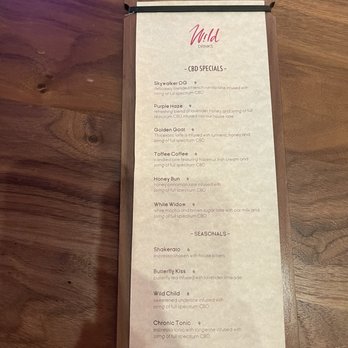 Wild - Menu - Coffee & Tea Near Me - Houston, Texas Wild - Menu - Coffee & Tea Near Me - Houston, Texas