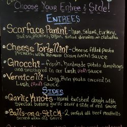 Saucy Joe's Italian Food Truck & Catering - Wedding Menu
