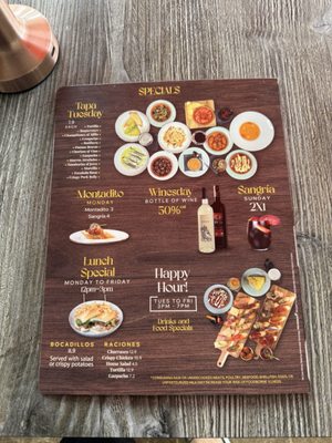 Menu photo 4 Patio Tapas and Beer Boca Raton, FL