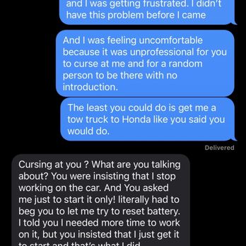 EZ Locksmith San Jose - Eli's response when I asked him to fix the problem he caused. - Keys & Locksmiths Near Me