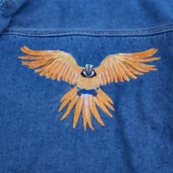 The Embroidered Image - Custom embroidered phoenix