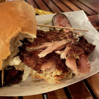 Frying Pan NYC - Chicken Sandwich - Bars Near Me - New York, New York