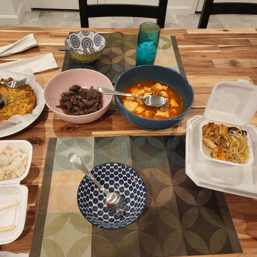 Kim's Korean - Seafood pancakes, bulgogi, tofu soup, banchan. - Korean Near Me - Harrison, Ohio Kim's Korean - Seafood pancakes, bulgogi, tofu soup, banchan. - Korean Near Me - Harrison, Ohio
