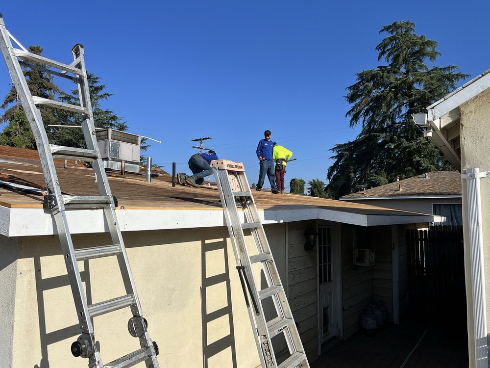 Slide of Steep Flat Roofing