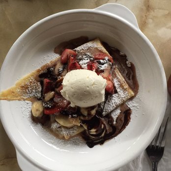 Bell Tower Cafe - Crepes with strawberry and Nutella! Super good! - Breakfast & Brunch Near Me - Saratoga, California Bell Tower Cafe - Crepes with strawberry and Nutella! Super good! - Breakfast & Brunch Near Me - Saratoga, California