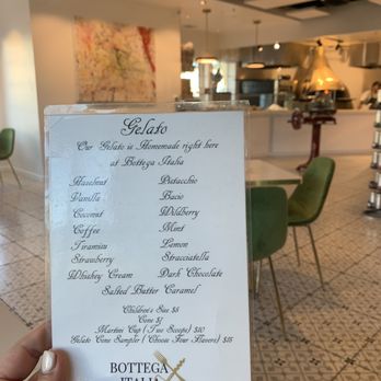 Bottega Italia - Gelato flavors! Drool city - Pizza Near Me - Temecula, California