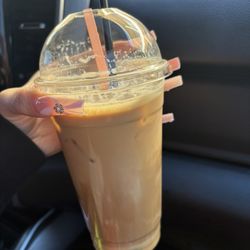 A+ Donuts - Mocha iced coffee