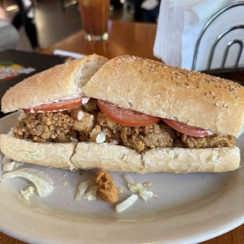 Southside Cafe - 1/2 & 1/2 Seafood Combo poboy - American Near Me - Slidell, Louisiana