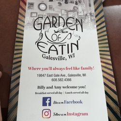 Garden of Eatin - Menu