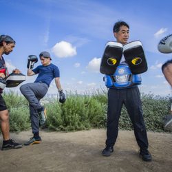 Private or Group Muay Thai Personal Training in Los Angeles. California. Our professional trainers come to you on your schedule Book Now!