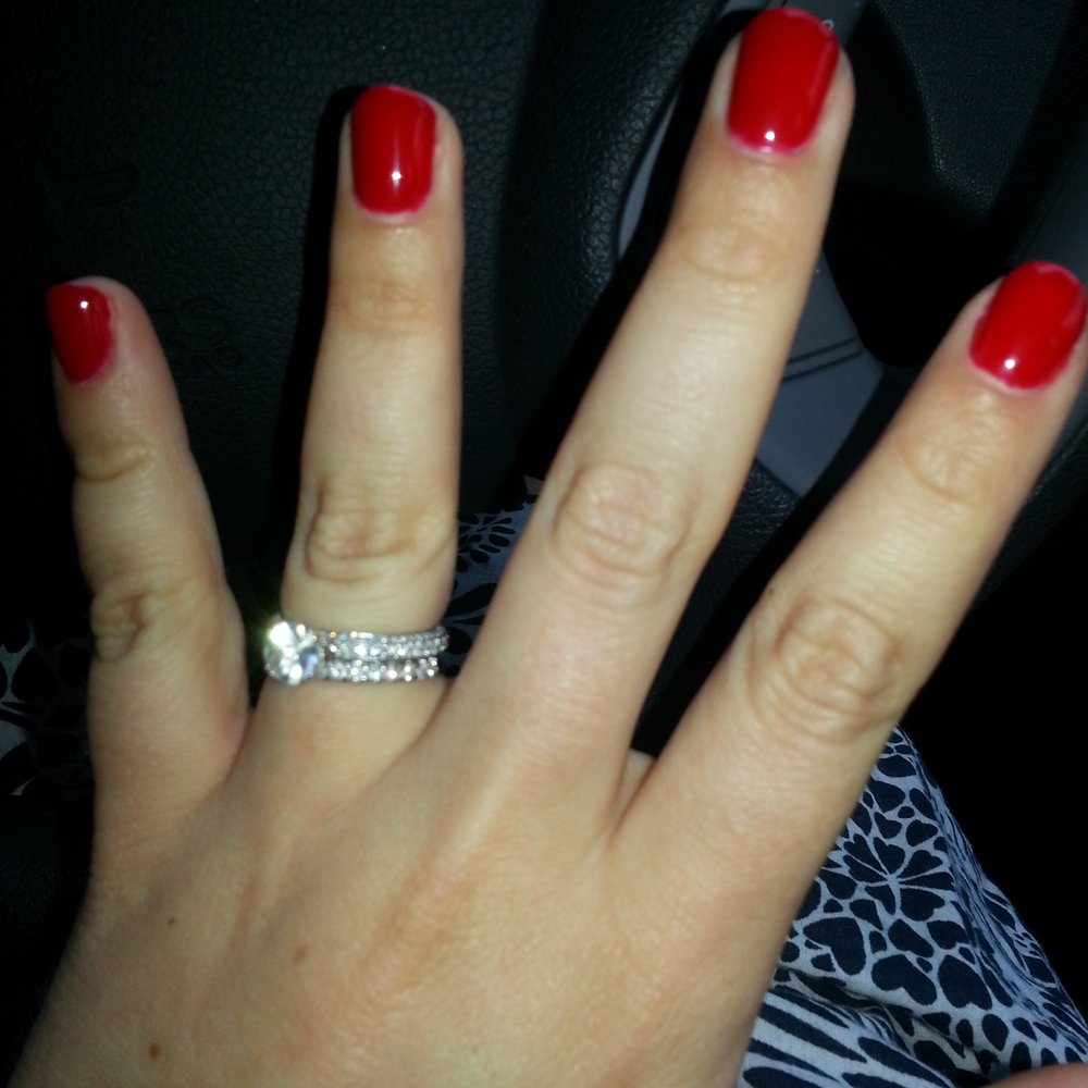 The awesome job that Khai did on my OPI gel. The awesome job that Khai did on my OPI gel.