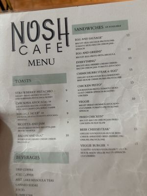 Menu photo 1 Nosh Cafe Helena, MT Menu photo 1 Nosh Cafe Helena, MT
