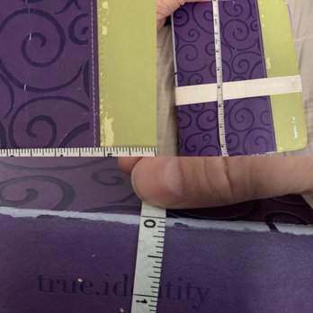 BookMender - Before picture of peeling leatherette cover of my Bible - Bookbinding Near Me BookMender - Before picture of peeling leatherette cover of my Bible - Bookbinding Near Me