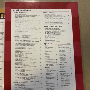 Moo Creamery - Alcohol Menu - Burgers Near Me - Bakersfield, California
