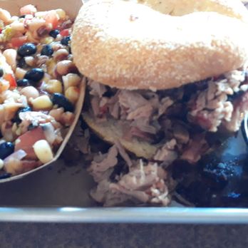 Beartooth Barbecue - Cowboy caviar. I didn't care for it. Chopped brisket, pretty good with the tangy sauce. - Barbeque Near Me - West Yellowstone, Montana Beartooth Barbecue - Cowboy caviar. I didn't care for it. Chopped brisket, pretty good with the tangy sauce. - Barbeque Near Me - West Yellowstone, Montana
